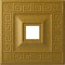Ekena Millwork Eris Ceiling Medallion (Fits Canopies up to 9 7/8"), 18"W x 18"H x 3 1/2"ID x 1 1/8"P, Pharaohs Gold CM18ERPGS - alternate 1